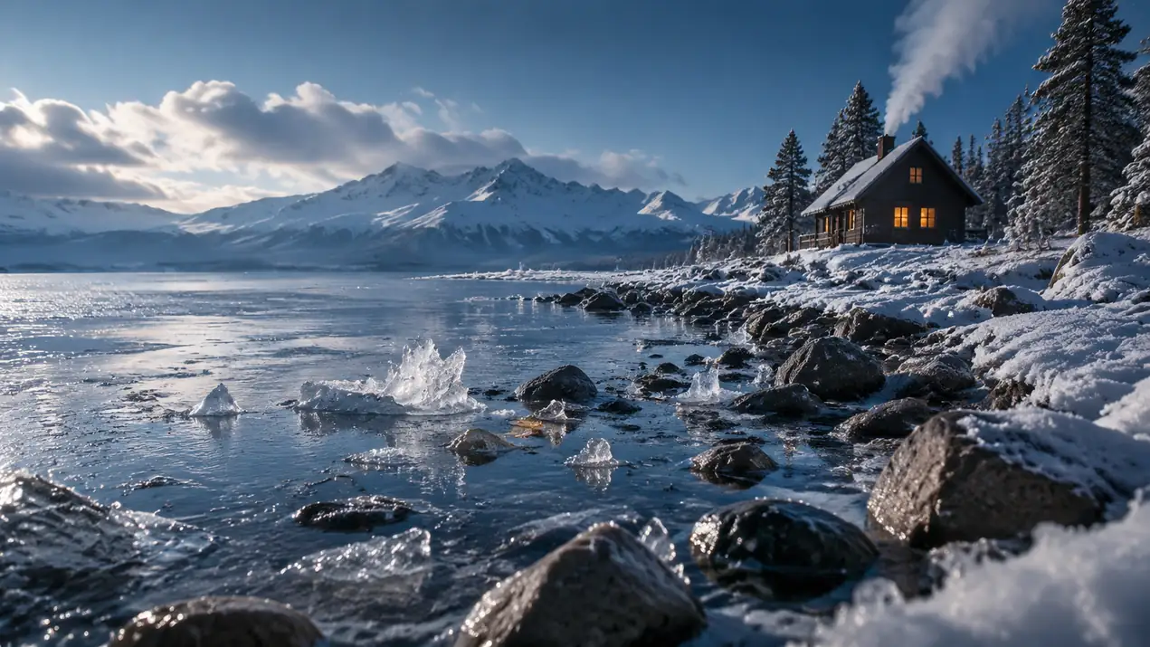 Mountain lake scene representing model-specific API integration planning